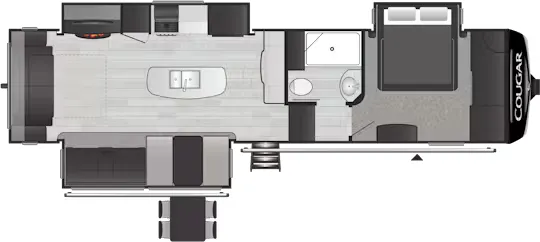 Keystone Cougar 315RLS floor plan