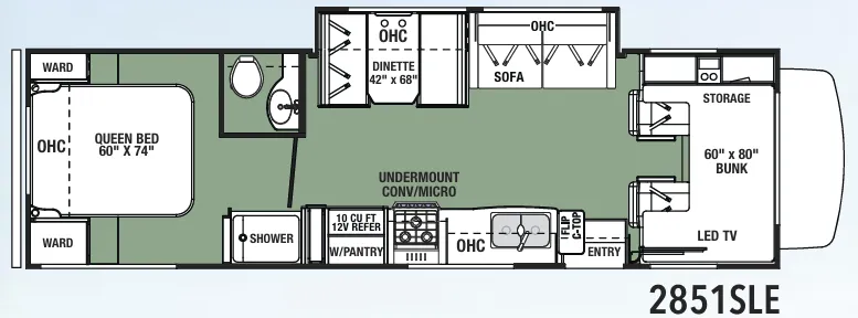 Forest River Forester LE 2851SLE floor plan