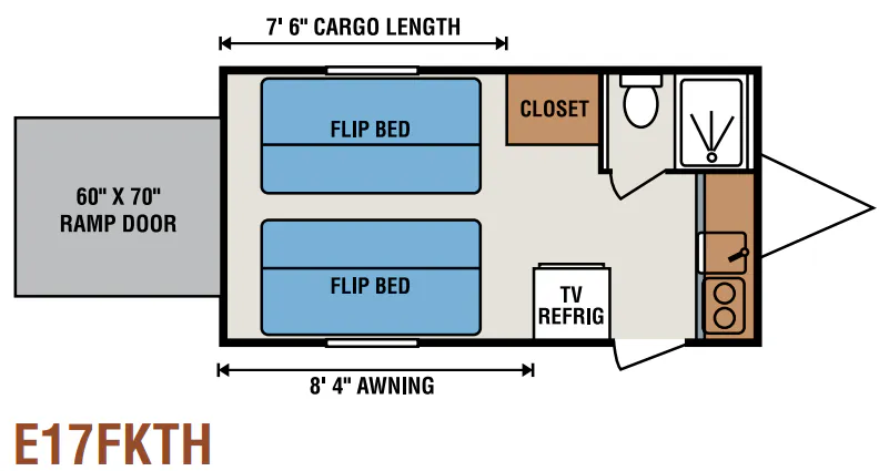 K-Z Spree Escape E17FKTH floor plan