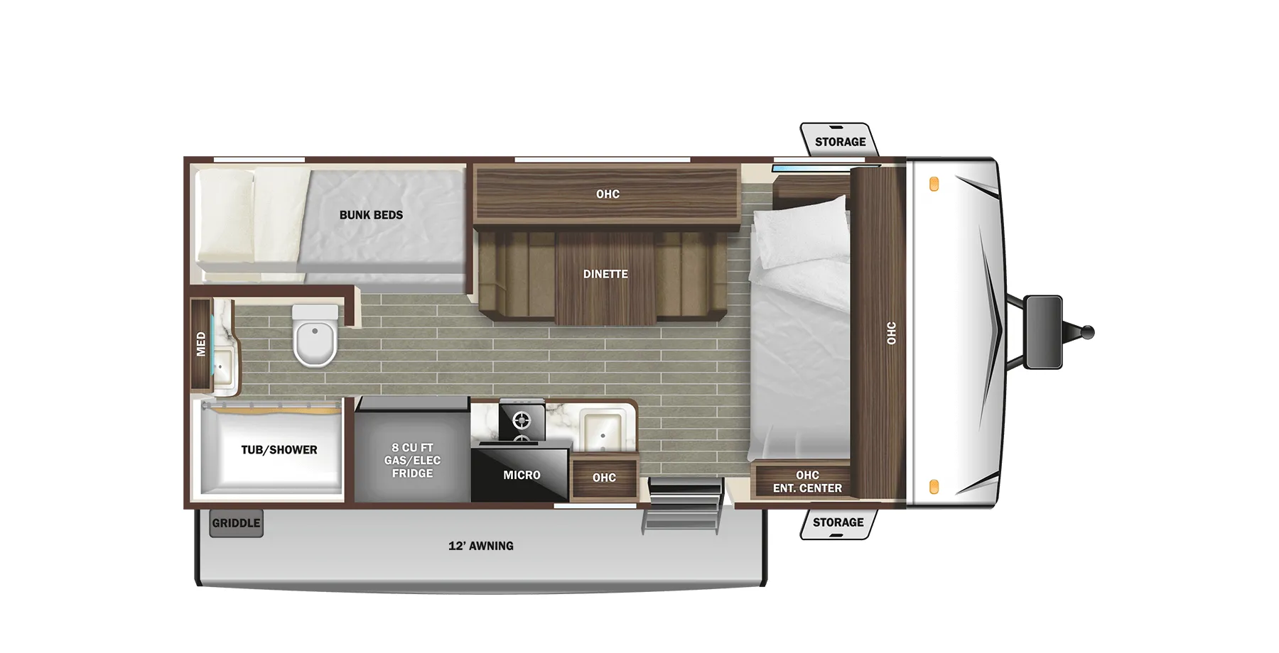 Starcraft Super Lite Maxx 17BH floor plan