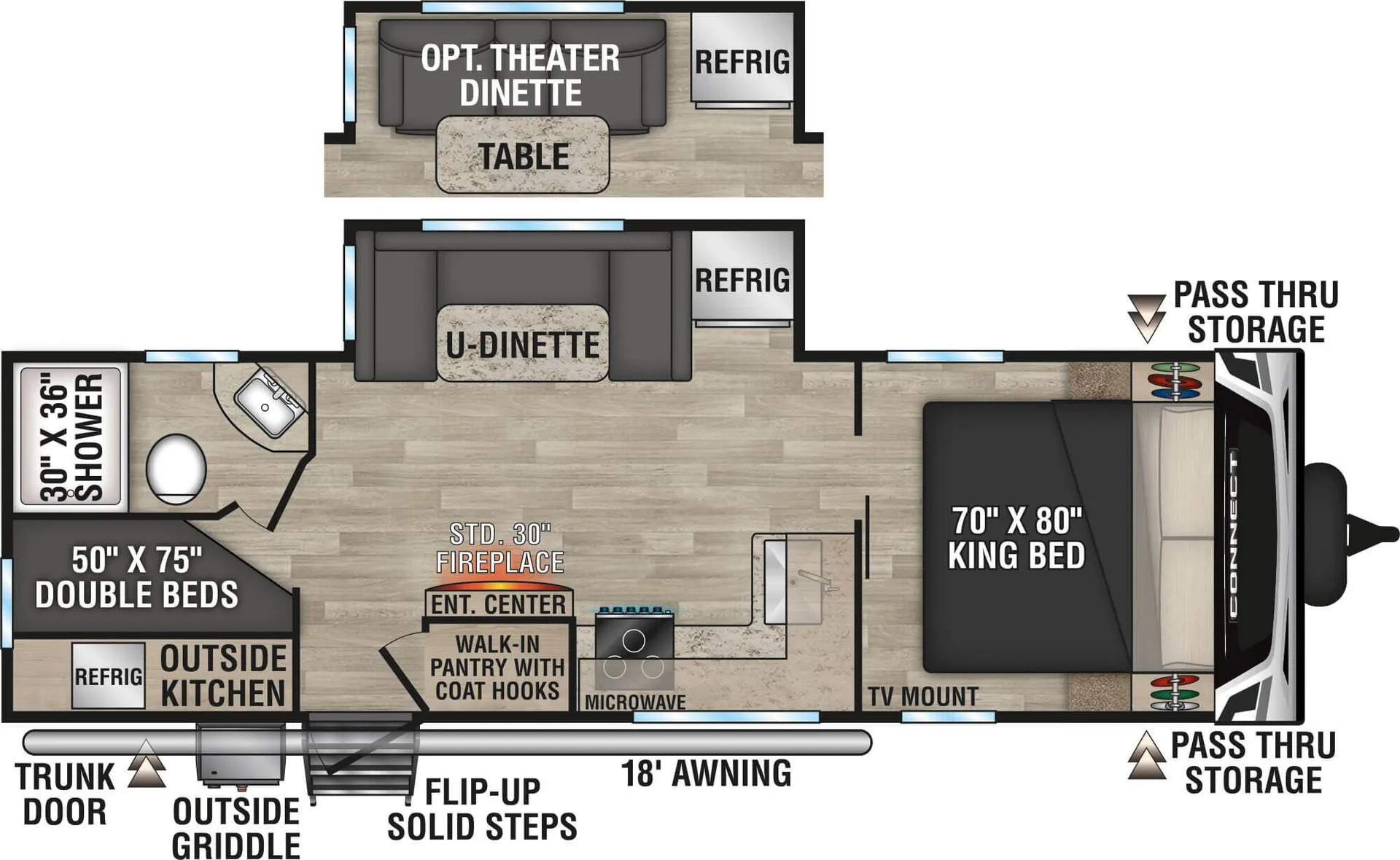 K-Z Connect C251BHK floor plan