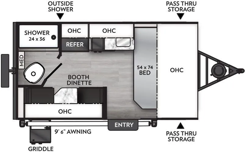2026 Coachmen Remote 121R floor plan