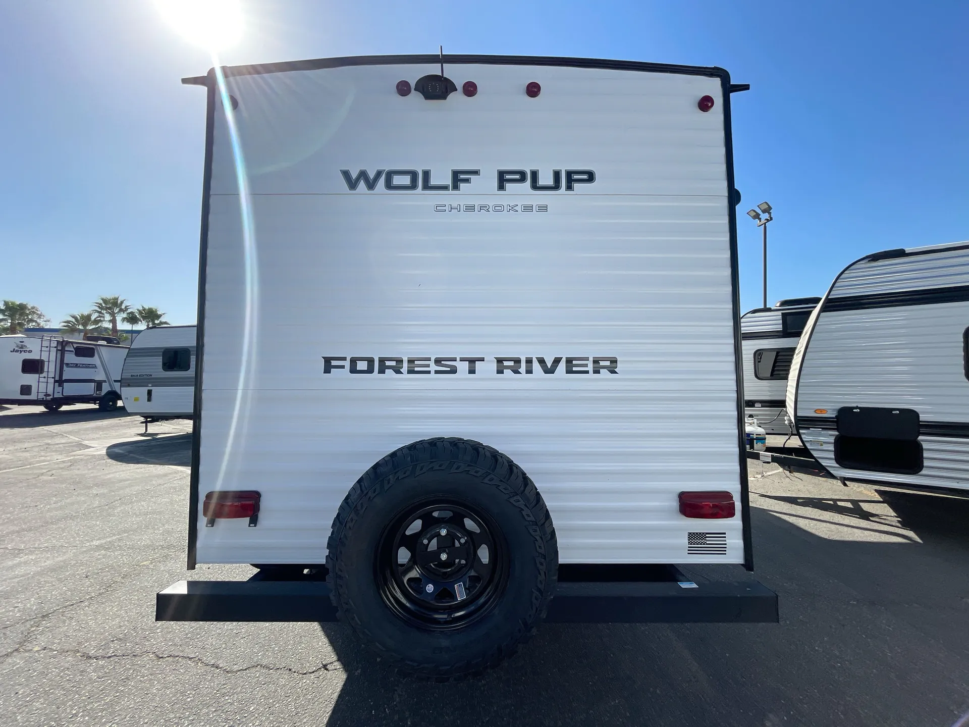 2027 Forest River Cherokee Wolf Pup 17JW — backside