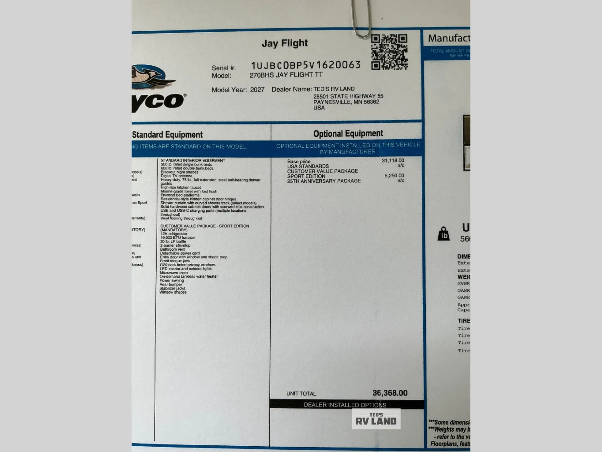 2027 Jayco Jay Flight 270BHS - Photo 3
