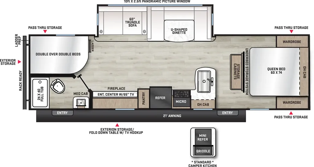 2026 Coachmen Catalina Legacy Edition 273DBHCK floor plan