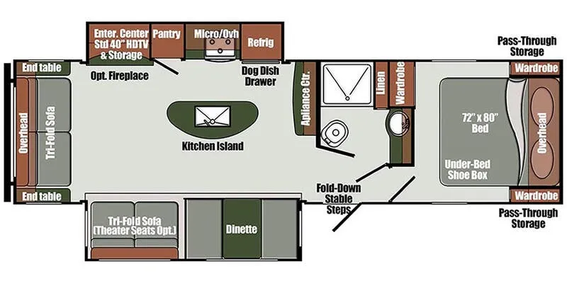 Gulf Stream Geo Luxury 290RL floor plan