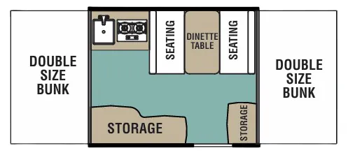 Forest River Viking LS 1706XLS floor plan
