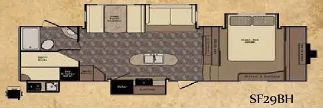 CrossRoads Sunset Trail Reserve SF29BH floor plan