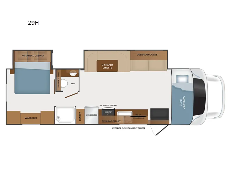 2026 Fleetwood Altitude 29H floor plan
