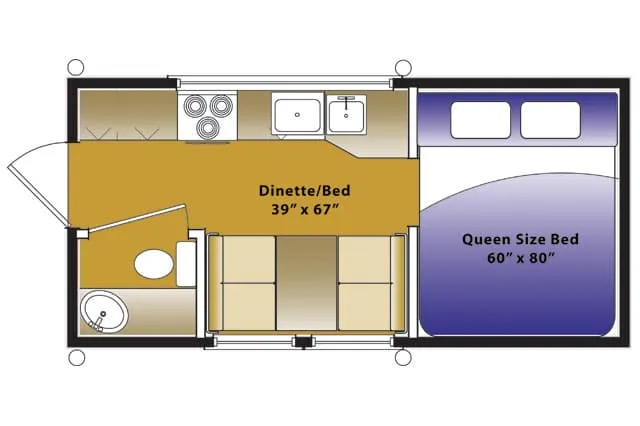 2011 Hallmark UTE XS - Floor plan