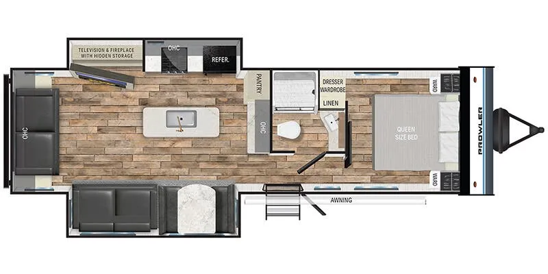 Heartland Prowler 3009RL floor plan