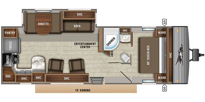 2016 Jayco Jay Flight 29RKS floor plan