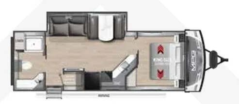 Cruiser RV MPG 2600RB floor plan