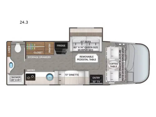 2023 Thor Motor Coach Vegas 24.3, Photos photo 2