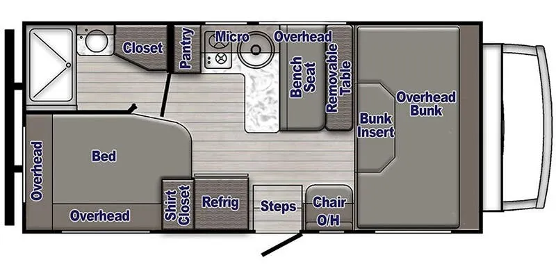 Gulf Stream Conquest LE 6200LE floor plan