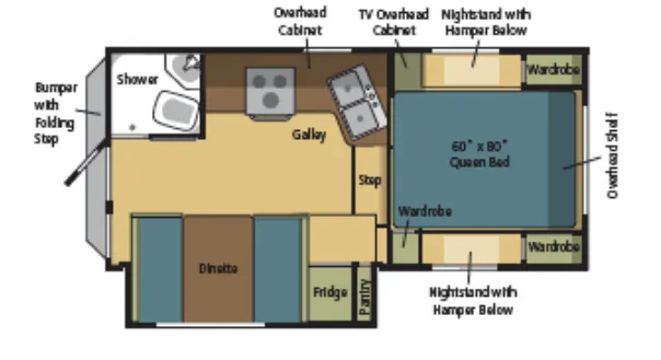 Adventurer Eagle Cap 990 floor plan