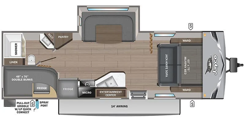Jayco Jay Flight 235MBH floor plan