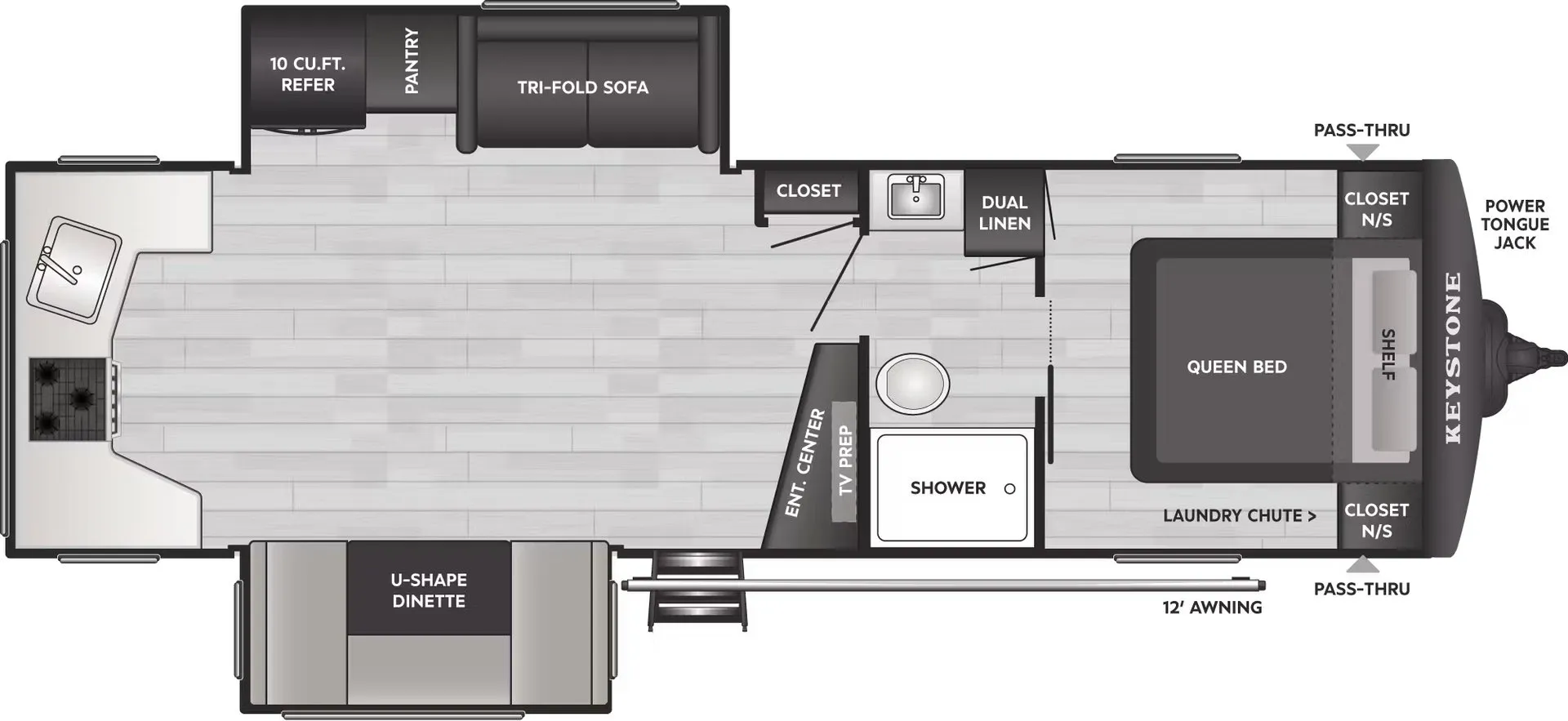 Keystone Springdale Villa 281RK floor plan