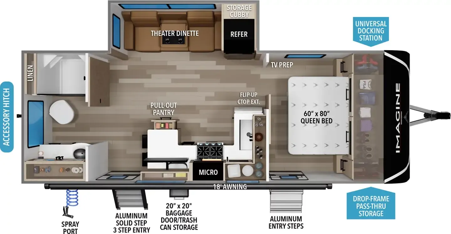 Grand Design Imagine 2300MK floor plan