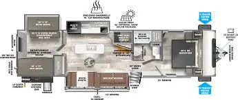 2025 Forest River Salem Hemisphere 310BHI floor plan