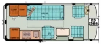 Sportsmobile Express 136S floor plan