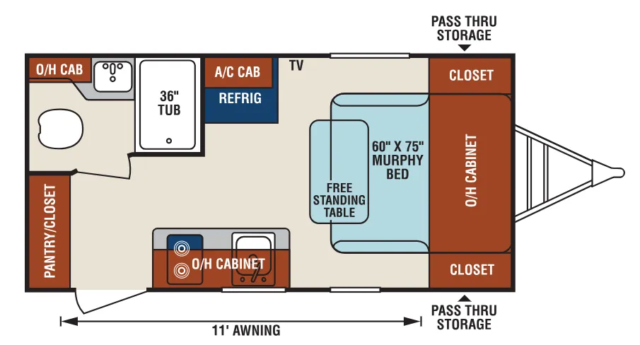 Venture RV Sonic Lite SL150VRK floor plan