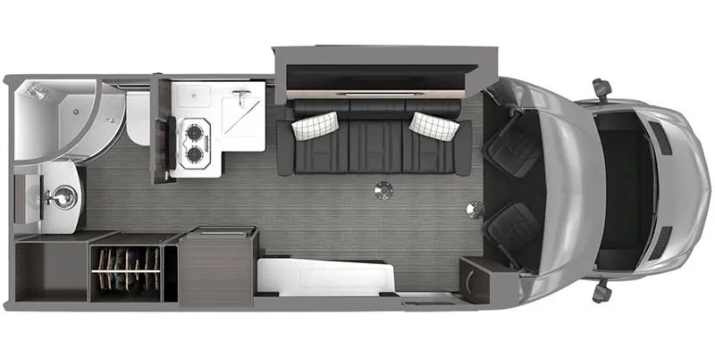 2019 Airstream Atlas Murphy Suite - Floor plan