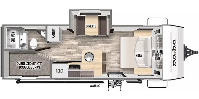Forest River No Boundaries NB20.3EO floor plan