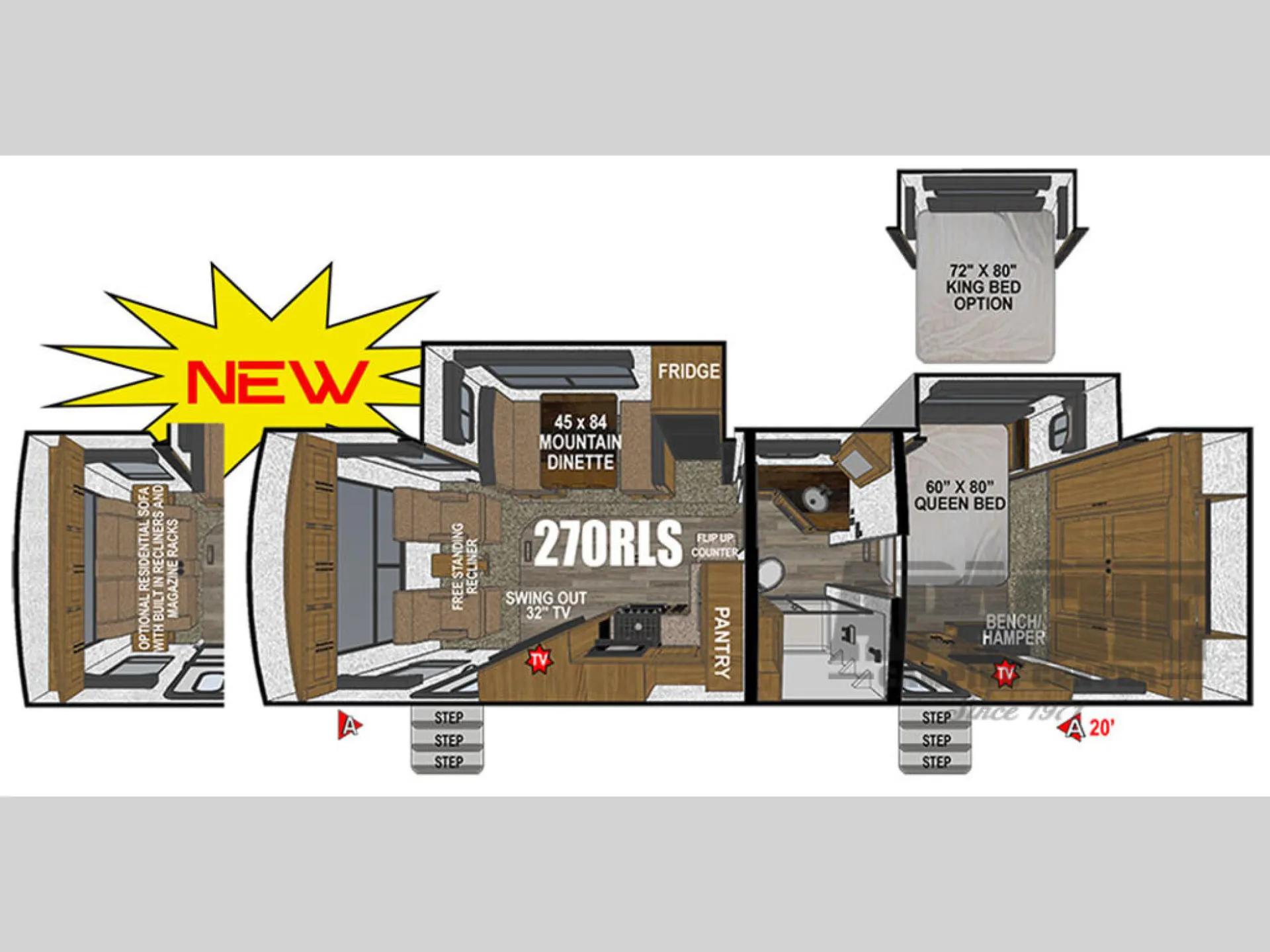 2026 Outdoors RV Titanium Series Black Stone 270RLS - Photo 3