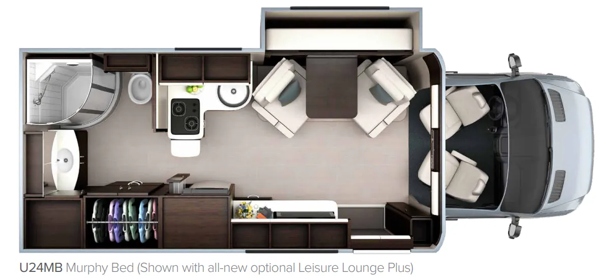 Leisure Travel Wonder U24MB floor plan