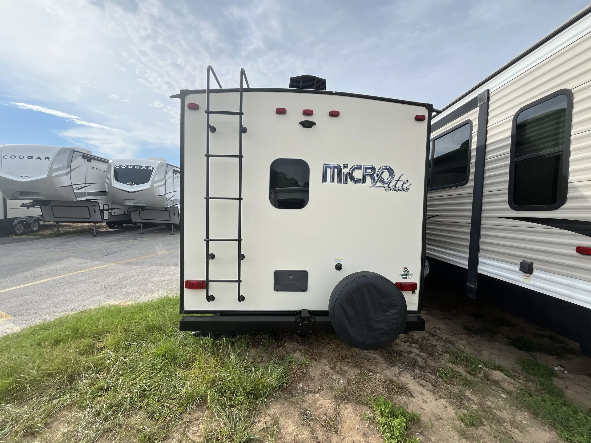 2018 Forest River Flagstaff Micro Lite 23LB — backside