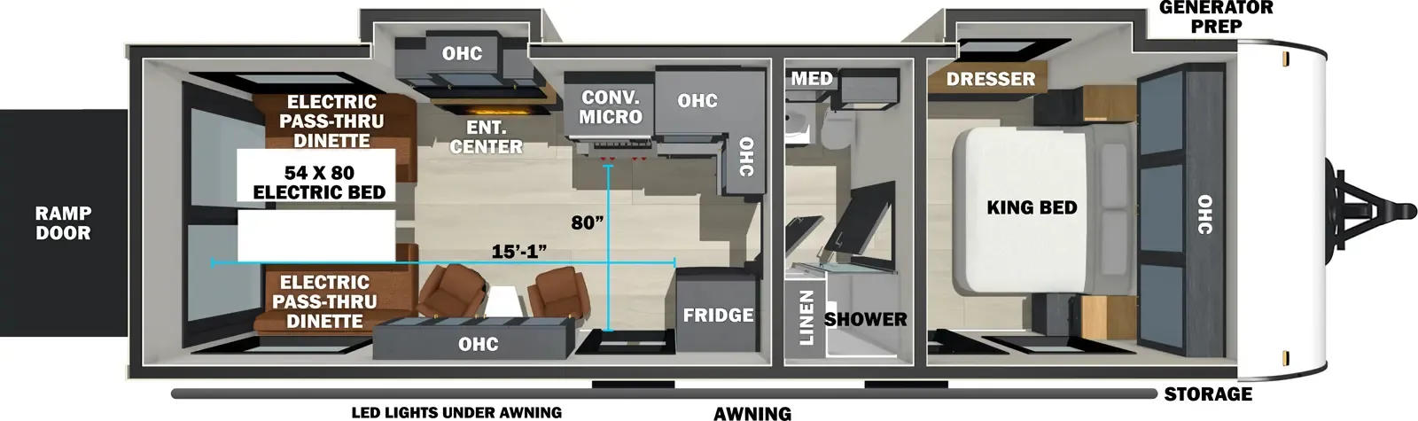 2026 Forest River Shockwave 2600 - Floor plan