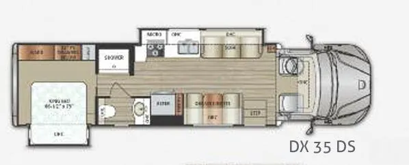 Dynamax Corp DX3 35DS floor plan
