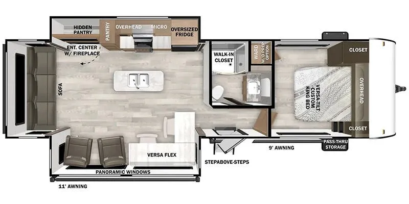 2025 Forest River Salem 27RE - Floor plan