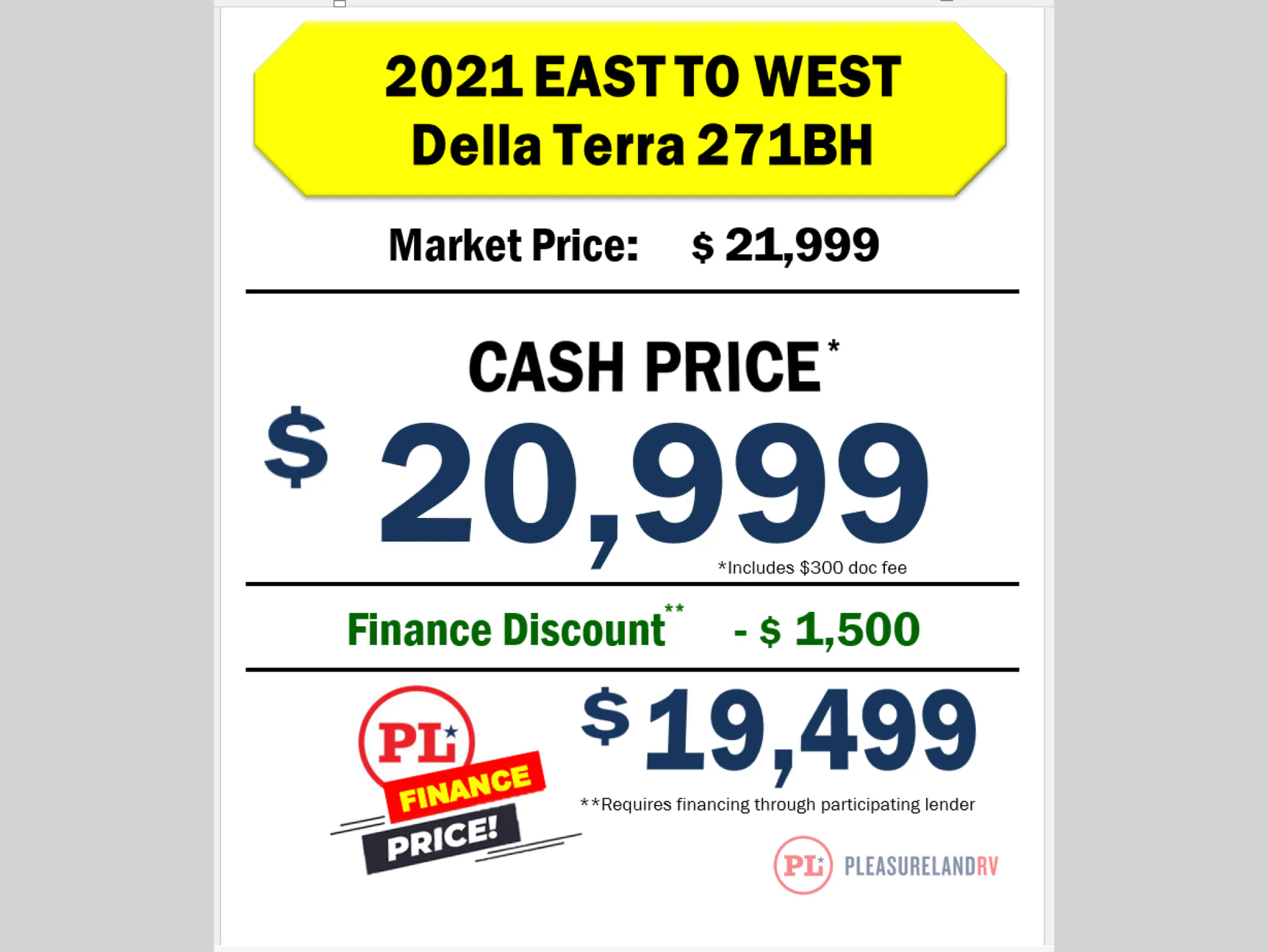 2021 East to West Della Terra 271BH - Photo 4