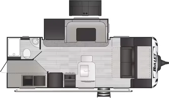 Keystone Bullet Crossfire 2210BH floor plan