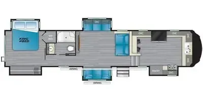 2021 Heartland Big Country 3895FK — floor plan