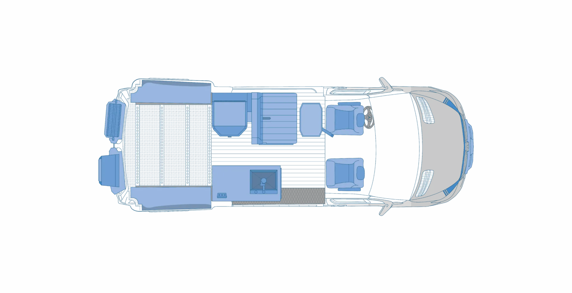 Remote Vans Oasis Series BASE floor plan
