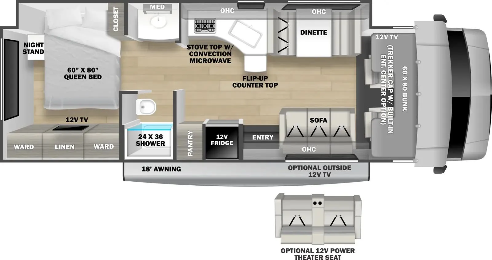 2026 Forest River Forester 3051S - Floor plan