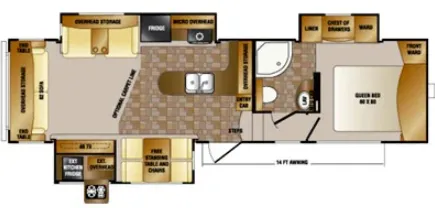 CrossRoads Cruiser CF305RS floor plan