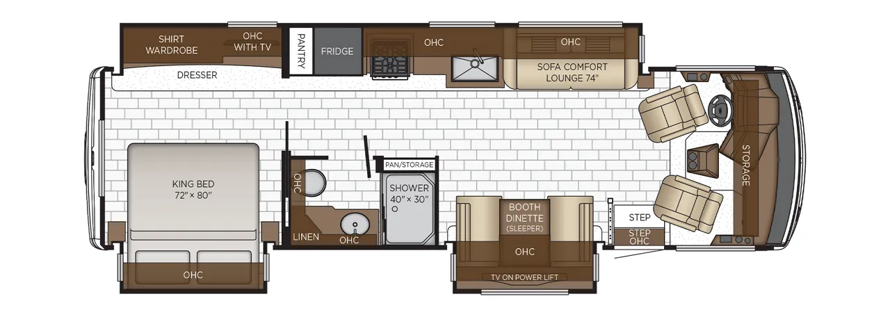 2026 Newmar Bay Star 3225 - Floor plan