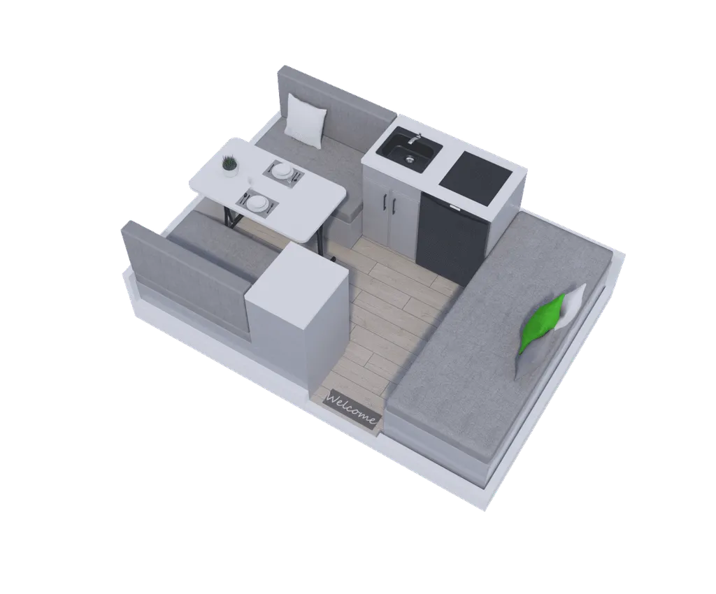 2026 Aliner Ranger 10 - DUAL BED floor plan