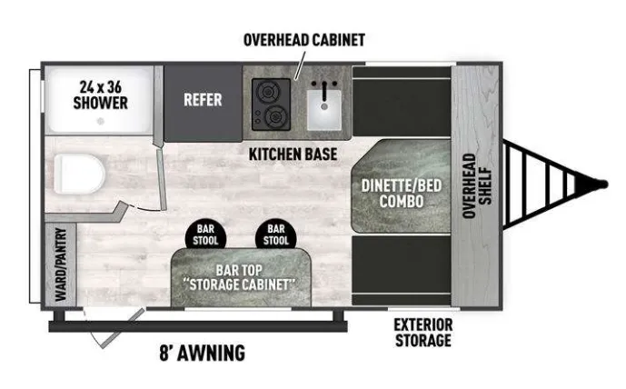 Forest River Viking 14SR floor plan