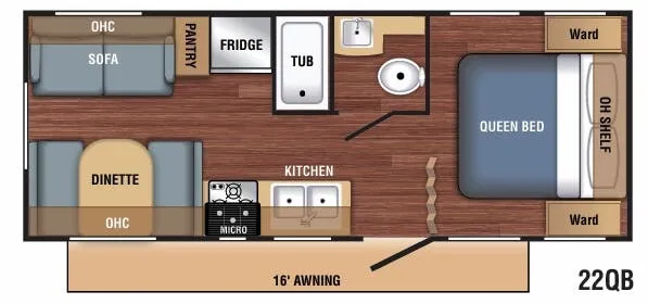 Braxton Creek BX 22QB floor plan