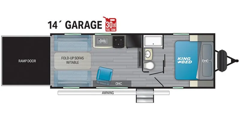 Heartland Lithium LI 2414 floor plan