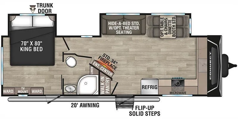 K-Z Connect C272FK floor plan