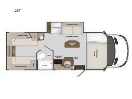 2026 Holiday Rambler Element 25T - Floor plan