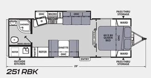 Coachmen Apex Ultra-Lite 251RBK floor plan
