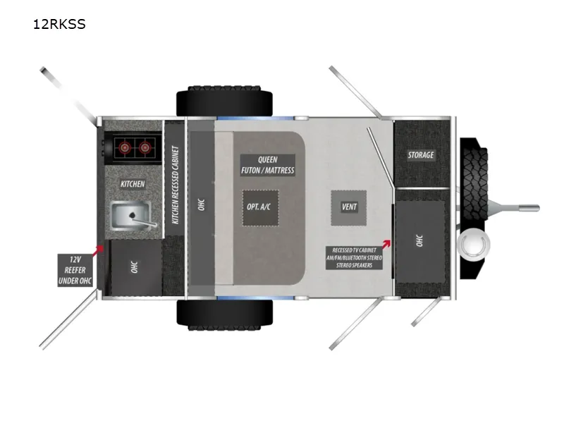 2025 Encore RV ROG 12RK - Floor plan