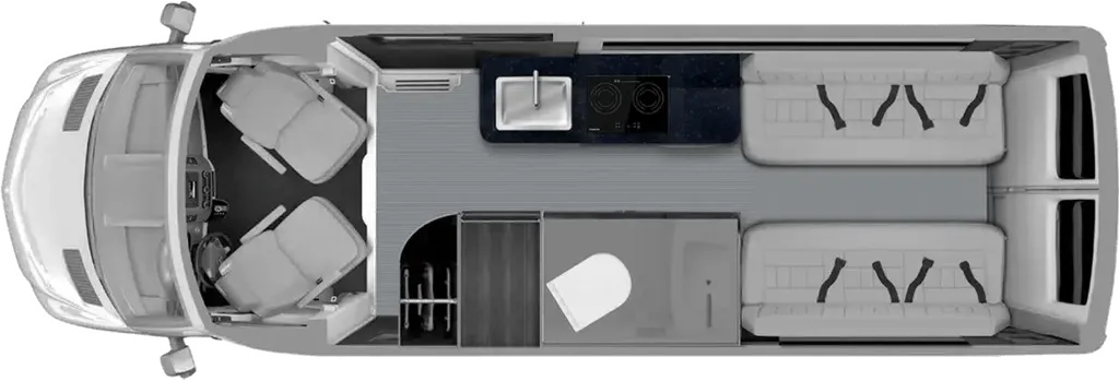 2025 Grech RV Terreno-ion AWD TWIN BED floor plan
